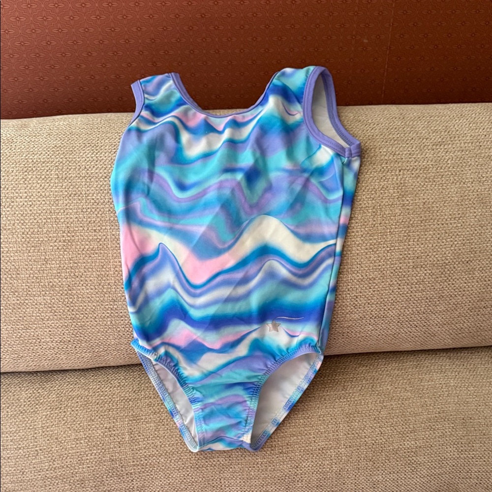 Colorful Swirl Patterned Swimsuit